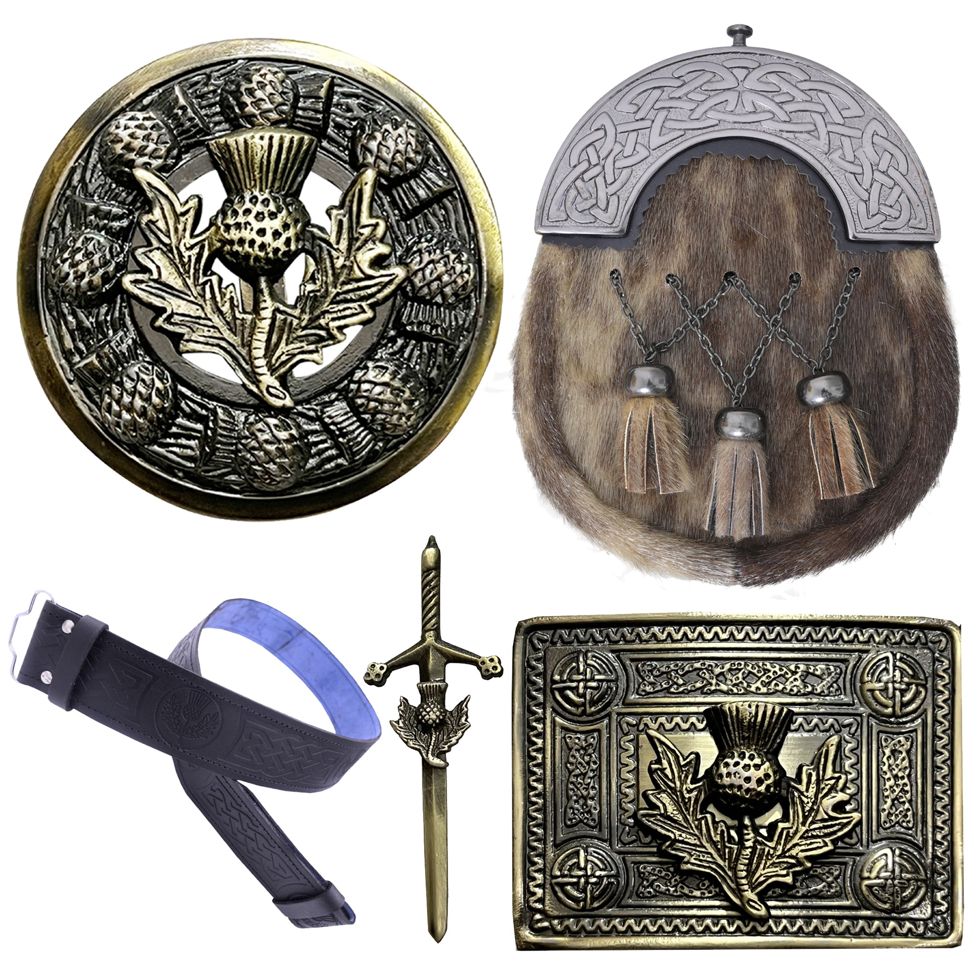 Brown Thistle Antique