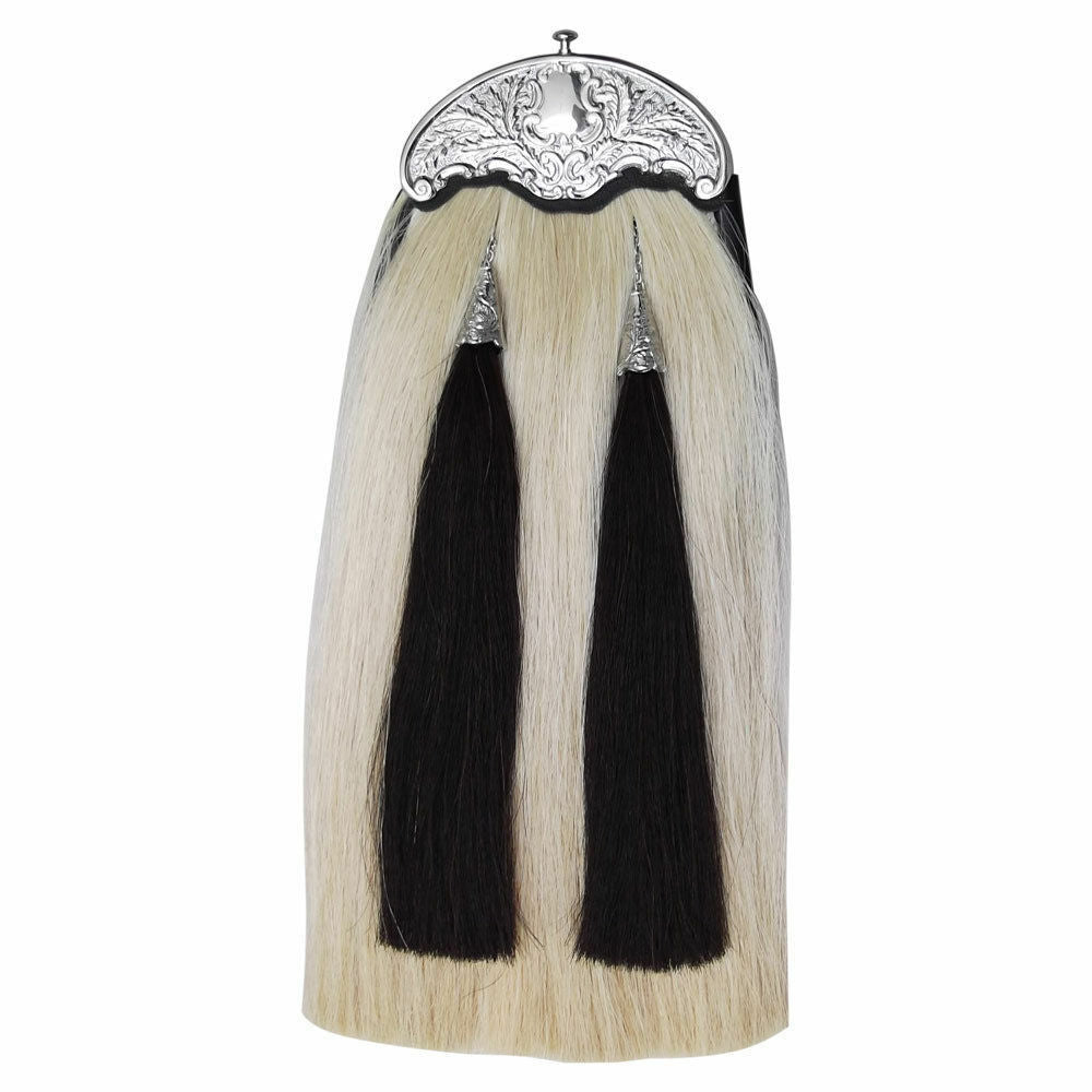 white horse hair sporran